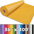 PerkHomy Orange Kraft Paper Roll 36" x 3,600" (300') for Gift Wrapping Bouquet Flower Art Painting Craft Writing Packaging Shipping 80GSM 55LB (Orange, 36" x 300')