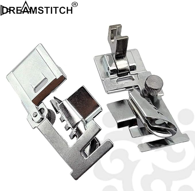 DREAMSTITCH 820245096 Bias Binder Presser Foot for Pfaff A, B, C, D, E, F, G, J, K and Most Low Shank Sewing Machine 820245096