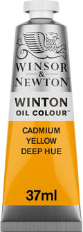 Winsor & Newton Winton Oil Color, 37ml (1.25-oz) Tube, Cadmium Yellow Deep Hue