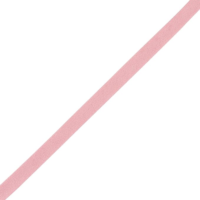 Mandala Crafts 55 Yards 1/4 Inch Blush Double Fold Bias Tape for Sewing - Bias Binding Tape for Quilting Binding, Hemming, Seam, and Fabric Piping