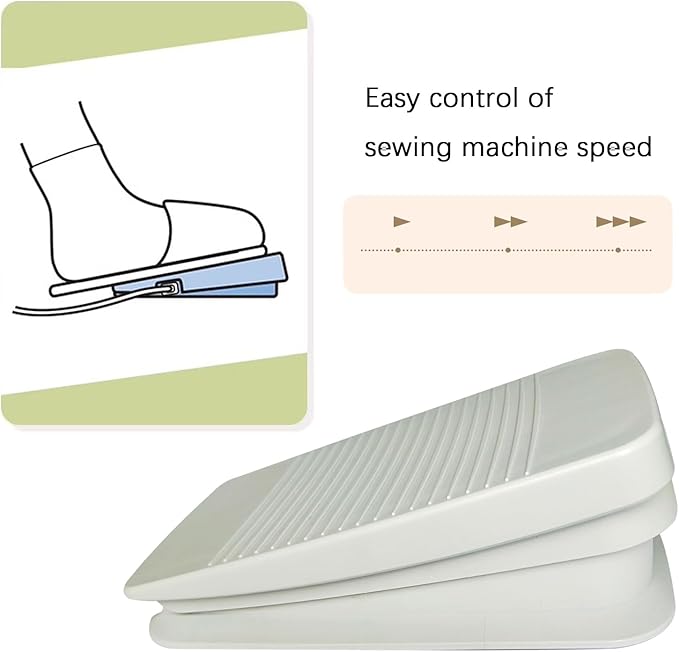 Foot Pedal for Brother Babaylock Simplicity Sewing Machine SE600 CS6000I with Cord Control FC-322 XC8816021