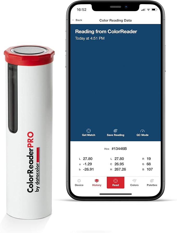 Datacolor ColorReader Pro – Identify Paint Color Instantly – Professional Color Matching Tool - Designed For Painters, Designers and Facility Managers