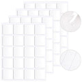 JANYUN 140 Pcs Double Sided Sticky Dots Removable Square Putty Clear Double Sided Tape for Crafts No Trace Sticky Tack Adhesive Tape (Square 40 mm)