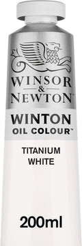 Winsor & Newton Winton Oil Color, 200ml (6.75-oz) Tube, Titanium White