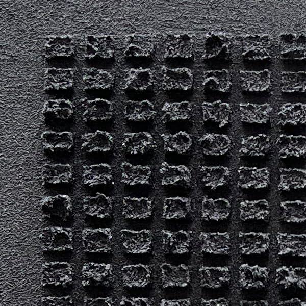 NANKAI Art Hand-Painted Black Textured Abstract Art in a Contemporary Minimalist Style is Suitable for Wall Decoration in Home Office or Corridor Size is 24x24 inches