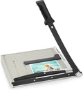 Paper cutterGuillotine Paper Cutter：Guillotine Paper Cutter Accurate Cutting with Safety Guard,8 Sheets Capacity,Magnetic Guide,Heavy Duty Metal Base, Perfect for Cardstock,Cardboard,Vinyl,Crafts
