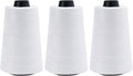 2200 ft Roll Thread Cones for Heavy Duty Bag Sewing Closer - Portable Electric Bag Sewing Machines Compatible High Strength Single-Ply Thread Set - Nylon, Bracelet Making, Burlap, Bag Closing