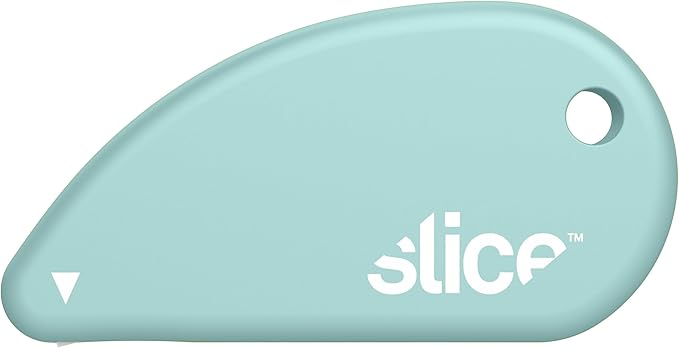 Slice Micro Safety Cutter | Safe Ceramic Box Cutter Lasting 11x Longer than Metal | Keychain Box Opener | 1 Pack | Mint