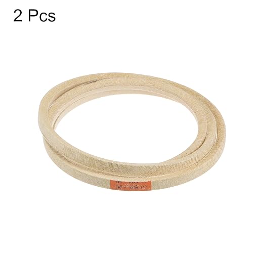 HARFINGTON 2pcs M49 Industrial Sewing Machine Belt 49" Outer Girth Rubber Triangle V-Belt