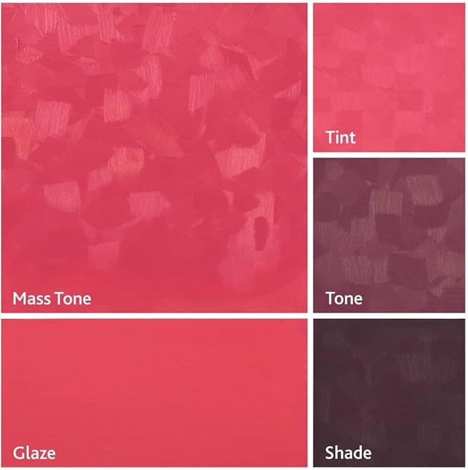 Tusc & Pine Artist Oil Paint - Brilliant Pink, 40 ml, Non-Yellowing, Rich & Creamy Consistency, Maximum Pigment Load, Small Batch Milled Oil Paints Made in the USA for Professional Artists