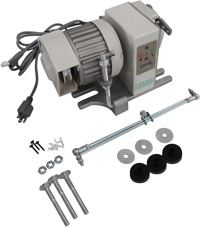 Industrial Sewing Machine Kit 550W, 3500 s.p.m Sewing Tool with 1/2HP Motor Commercial Sewing Machine with Automatic Threading, Reverse Sewing, Adjustable Stitch Distance and Speed