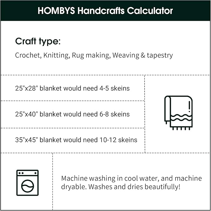 HOMBYS Dark Green Chunky Chenille Yarn for Hand Knitting,Fluffy Soft Jumbo Yarn Crocheting,Super Bulky Big Yarn for Chunky Blanket,Large Thick Arm Knitting Yarn,8 Pack Plush Yarn