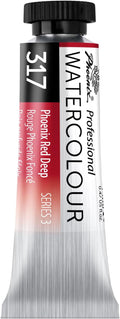 PHOENIX Professional Watercolor Paint Single Tube - 0.47 Fl Oz / 14ml - Phoenix Red Deep