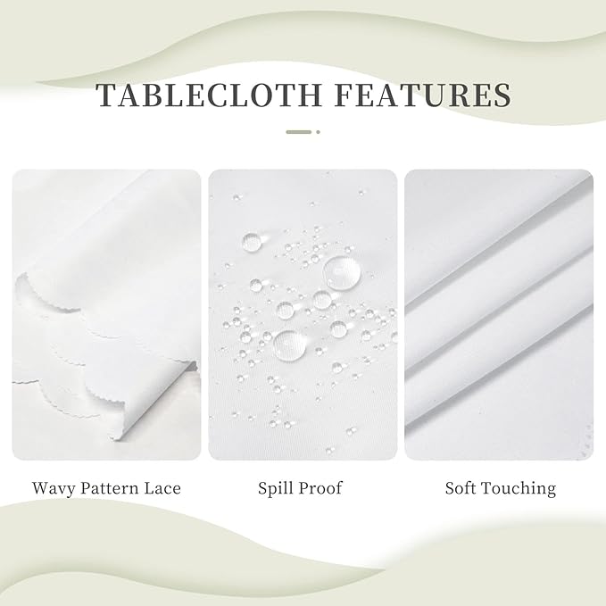 Luxury Watercolor Leaves Rectangle Tablecloth Green Leaf Summer Plant Table Cloth Dining Table Cover for Home Kitchen Restaurant Party Buffet Picnic 54 x 72 Inch