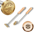 Custom Branding Iron for Wood, Flame-Heated Wood Burning Monogram Stamp, Personalized Logo Stamps for Leather Food Plastic, DIY Woodworking, Durable Handmade Branding Tool Customized Gifts