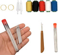 Big Eye Stainless Steel Sewing Needles Kit, Premium Hand Sewing Needle Set for DIY Craft, Embroidery, Mending, Ideal Portable Sewing Kit for Handcraft Lovers & Beginners (36 PCS)