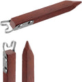 Polymer Clay Tools, Pottery Trimming Tool for Clay Ceramics Bottom Foot, Stainless Steel Pottery Trimming Tools for Potter with Red Sandalwood Handle, for Bowl, Cup & Vase Base Trimmings (S)