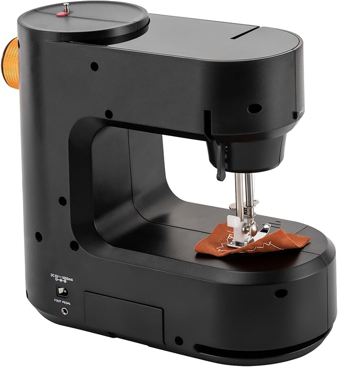 Beginner Sewing Machine, Portable Home Automatic Thread Winding Sewing Machine, Dual-Speed LED Lighting Electric Sewing Machine, Compact, Perfect for Home, DIY, and Sewing Projects POIOKLJRE