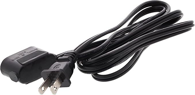 Power Cord for Singer Sewing Machines (#122) - Fits Singer 401A, 15-91, 301, 201 and More