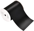 YAMA Double Face Satin Ribbon Roll - 4 inch Wide Solid Color Craft Ribbon, Great for Chair Sash,Making Bow, Sewing and Wedding Bouquet- 5 Yard/Spool, Black