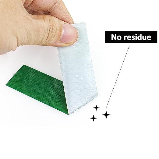 BOMEI PACK Green Duct Tape,1 inch x 60 Yards,Heavy Duty Waterproof Duct Tape,No Residue,Tear by Hand,9 Mil Industrial Grade StrongTape for Repair,Crafts & Home Improvement (Green)