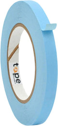WOD CFTC6 Console Artist Tape Made in USA Light Blue, 1/2 inch x 60 yds. Flatback Paper Marking/Labeling Tape Residue Free, for Watercolor Paper to Prevent Tearing