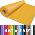 PerkHomy Orange Kraft Paper Roll 36" x 1,800" (150') for Gift Wrapping Bouquet Flower Art Painting Craft Writing Packaging Shipping 80GSM 55LB (Orange, 36" x 150')