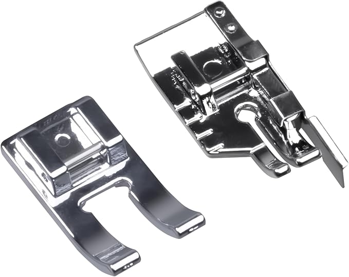 Snap On 7mm Open Toe Foot Appliqué Presser Foot 1/4''Quilting Patchwork Presser Foot for Low Shank Snap-On Singer, Brother, Janome, Juki, Babylock,More Sewing Machine(Set7-Open Toe Foot)