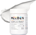 MEEDEN Titanium White Acrylic Paint: 300ml/ 10oz Heavy Body Gloss Acrylic Paint - Thick Art Paints for Professional Artists Painting on Canvas