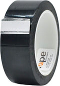 MAT Metalized Polyester Mylar Film Tape, Black - 2 inch x 72 yds. Decor Tape for Detailing Accent Wall, Graphic Arts, Car and Boat Trim - Vibrant Mirror Like Finish