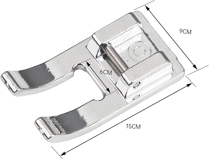 Snap On Open Toe Foot Appliqué Sewing Machine Foot - Fit for Most Singer, Brother, Babylock, Household Low Shank Sewing Machine