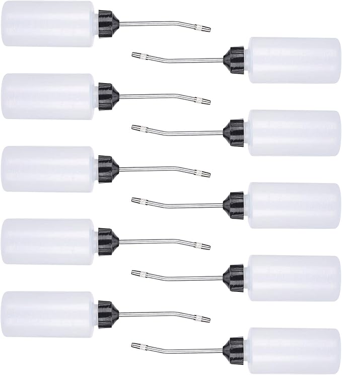10pcs 120ml Sewing Machine Oiler,Sewing Machine Oiler Oil Dispenser Oil Dispenser with Long Angled Spout, Extended Spout oil Bottle for Machine Shops Maintenance Industry