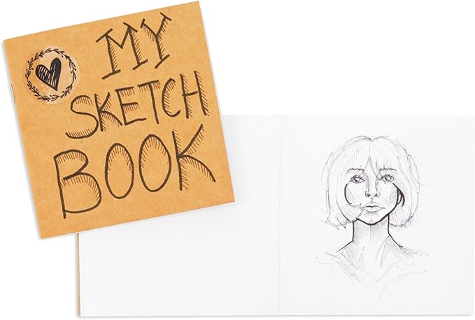 48 Pack Mini Blank Books for Kids - Bulk Sketchbooks, Kraft Paper Notebooks for Classroom, Party Favors, Travel Writing (4x4 In)