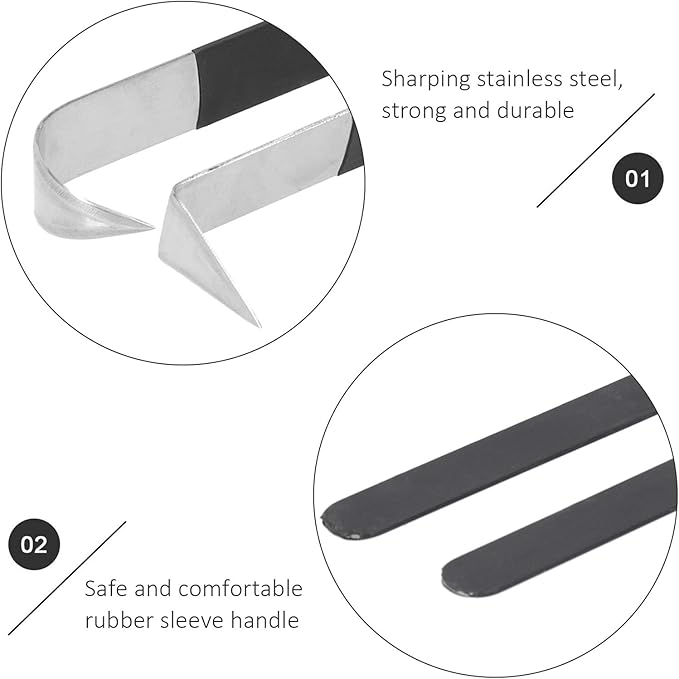 4PCS Clay Carving Knife Tools, Metal Pottery Clay Carving Tools, Pottery Sculpting Tools Set, for Engraving, Shaping, Styling Clay Pottery and Sculpture