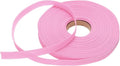 MECCANIXITY 1/2 Inch Single Fold Bias Tape Polyester Continuous Bulk Bias Tape for Sewing,Seaming Quilting Hemming Binding Crafts (Pink 25 Yards)