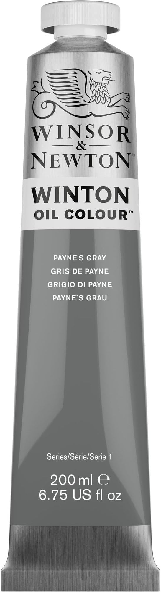 Winsor & Newton Winton Oil Color, 200ml (6.75-oz) Tube, Payne's Gray