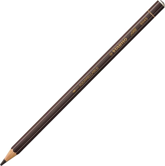 STABILO Film & Glass Pencil, Brown (Model: 8045)