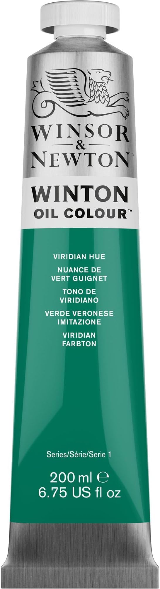 Winsor & Newton Winton Oil Color, 200ml (6.75-oz) Tube, Viridian Hue