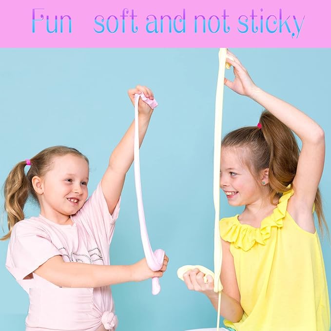 15Pack Butter Slime Kit with Scented DIY Slime for Girls and Boys, Super Soft, Non-Sticky Stress Relief Toy, Party Favors and Birthday Gift