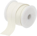 MECCANIXITY 1 Inch Single Fold Bias Tape Cotton Continuous Bulk Bias Tape for Sewing,Seaming Quilting Hemming Binding Crafts (Light White 10 Yards)