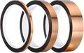PATIKIL Metalized Tape 0.2/0.6/1 Inch x 55 Yards, 3 Roll Mirror Metallic Masking Foil Sticker Self Adhesive for Detailing Accent Wall Graphic Arts, Rose Gold