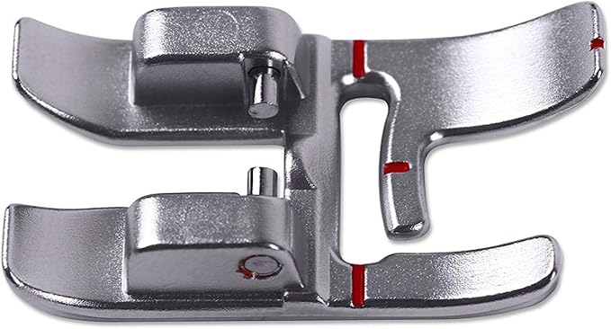 DreamStitch 821007096 Snap ON Right Edge Bi-Level Presser Foot for Pfaff IDT System Sewing Machine DL-EM-821007096