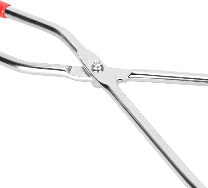 KooingTech 2pcs Dipping Tongs Glazing Tools, 12.8 * 4.1 Inch Stainless Steel Pottery Glazing Tools, Glazing Tongs for Pottery
