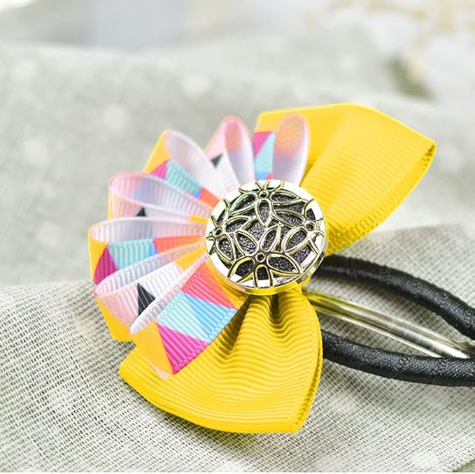 LIUYAXI 1" X 50 Yards Solid Yellow Grosgrain Ribbon, Perfect for Crafts, Wedding Decor, DIY Hair Accessories, Sewing, Gift Package Wrapping and More