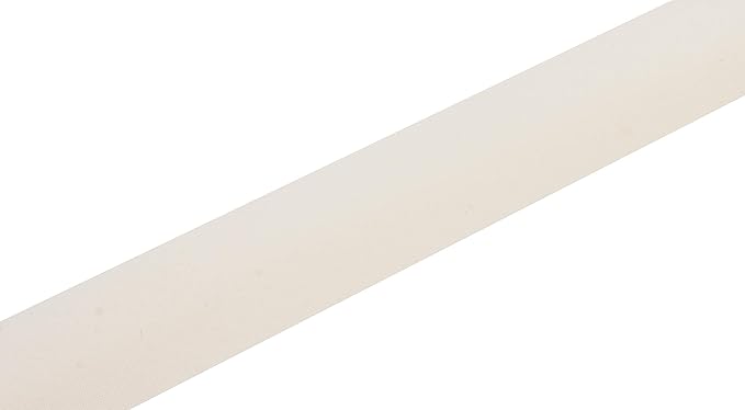 Mandala Crafts 55 Yards 1 Inch Cream Double Fold Bias Tape for Sewing - Bias Binding Tape for Quilting Binding, Hemming, Seam, and Fabric Piping
