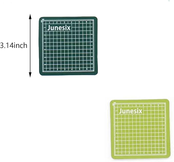 4Pieces Mini Cutting Pad Self Healing Craft Mat Small Sewing Cutting Mat Non-Slip Mini Cut Board for Scrapbooking Quilting Sewing Accessories