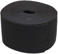10 Meters Flat Elastic Band Rubber Band for Sewing Clothing Pants Accessories Stretch Belt Garment DIY Sewing Fabric (Black,2" (50mm) x 10 Meters)