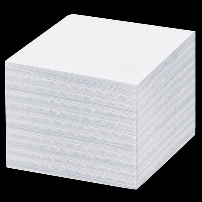 Peryiter 150 Pcs 2.5 x 2.5 Inches Cotton Fabric Squares Precut Quilting Fabric Bundles Mini White Cotton Fabrics Squares for DIY Beginners Sewing Craft for Patchwork Sewing Scrapbooking Quilting