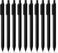 Kaco PURE Black Gel Pens, 20 Pieces 0.5 mm Fine Point Aesthetic Pens Quick Drying Smooth Writing Stationery Office Supplies (20 Black Ink)