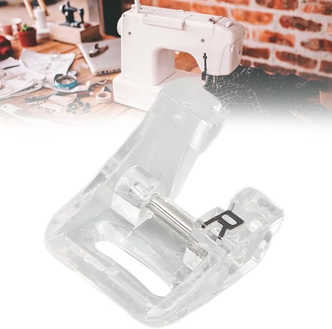 R Presser Foot for Viking Sewing Machines, Embroidery Patchwork Foot, Lightweight for Sewing and Embroidery Accessories, Replacement for Old Sewing Machine Parts